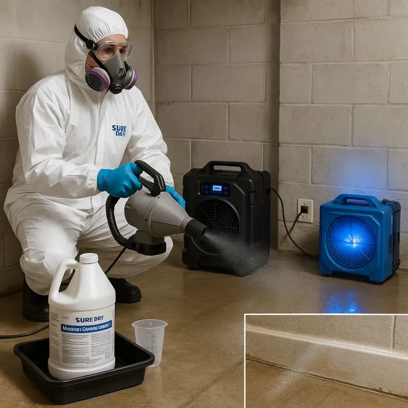 Sanitization and Odor Removal process in West Boylston, MA